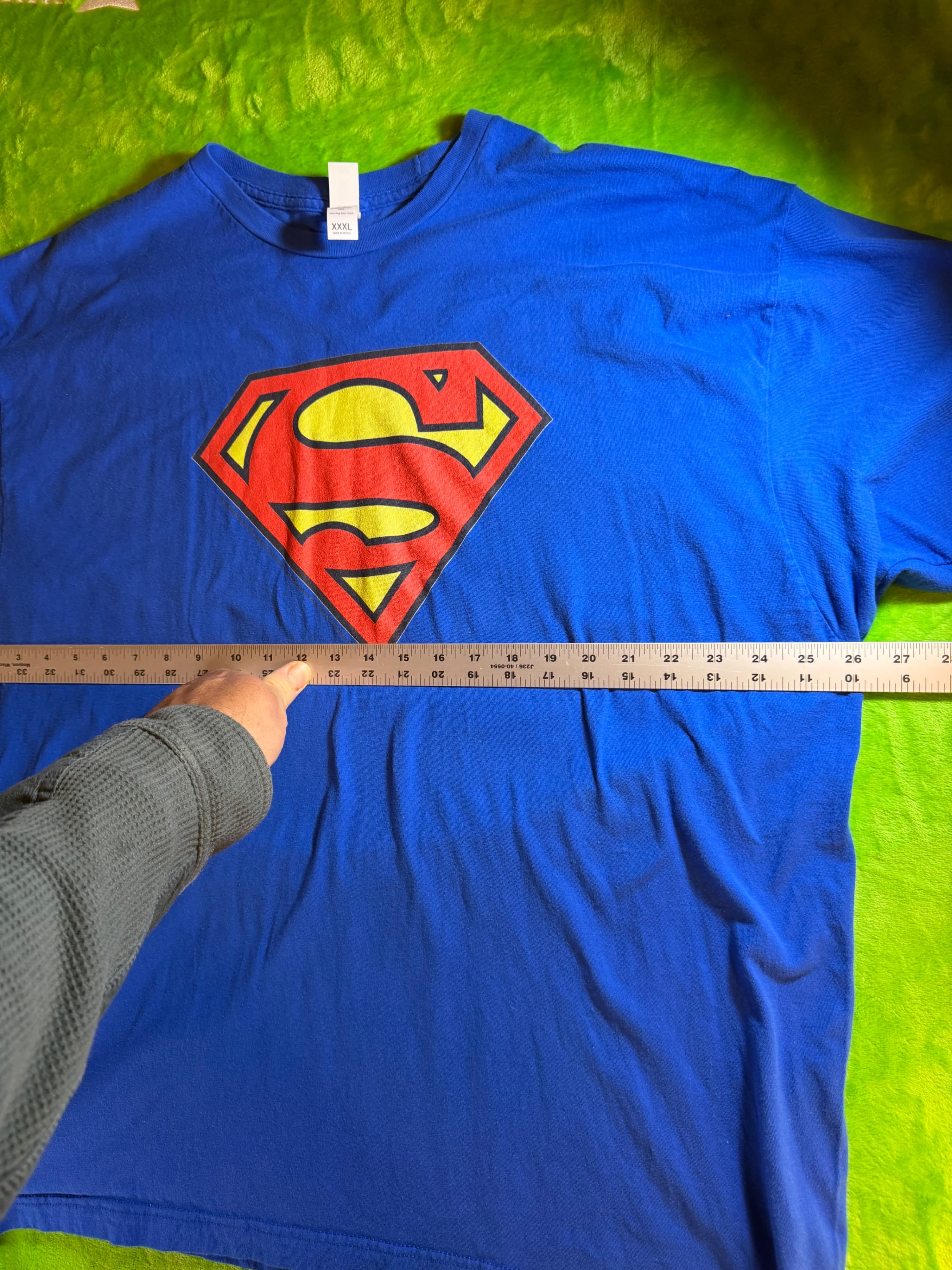 DC Comics Superman Shield Logo Graphic T-Shirt Mens Sz XXXL Blue - Thumbnail 6