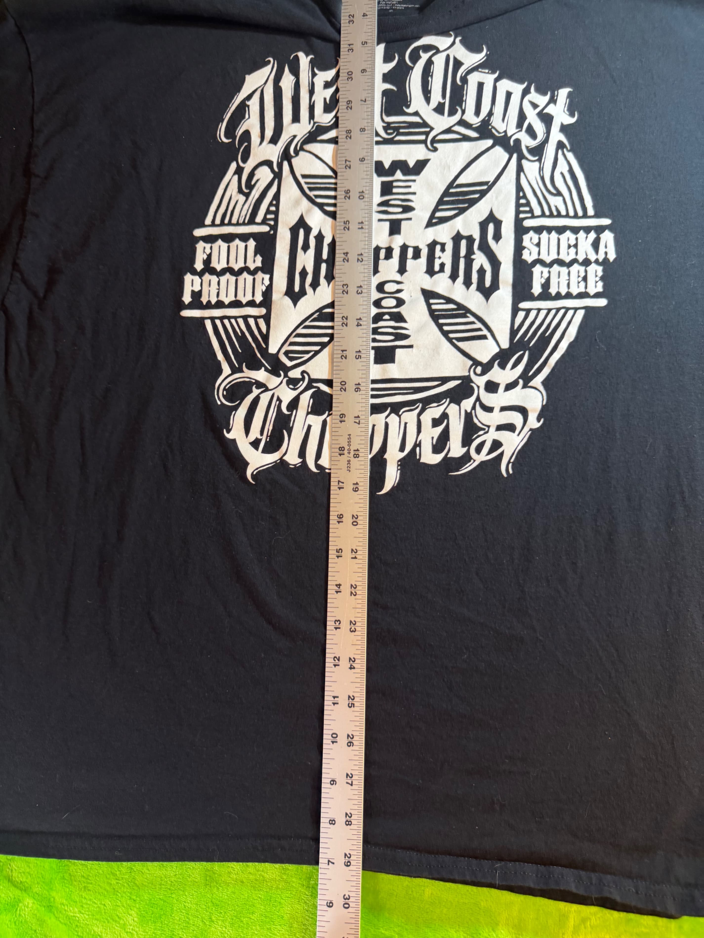 West Coast Choppers Jesse James Fool Proof T-Shirt Mens 3XL Black - Thumbnail 6