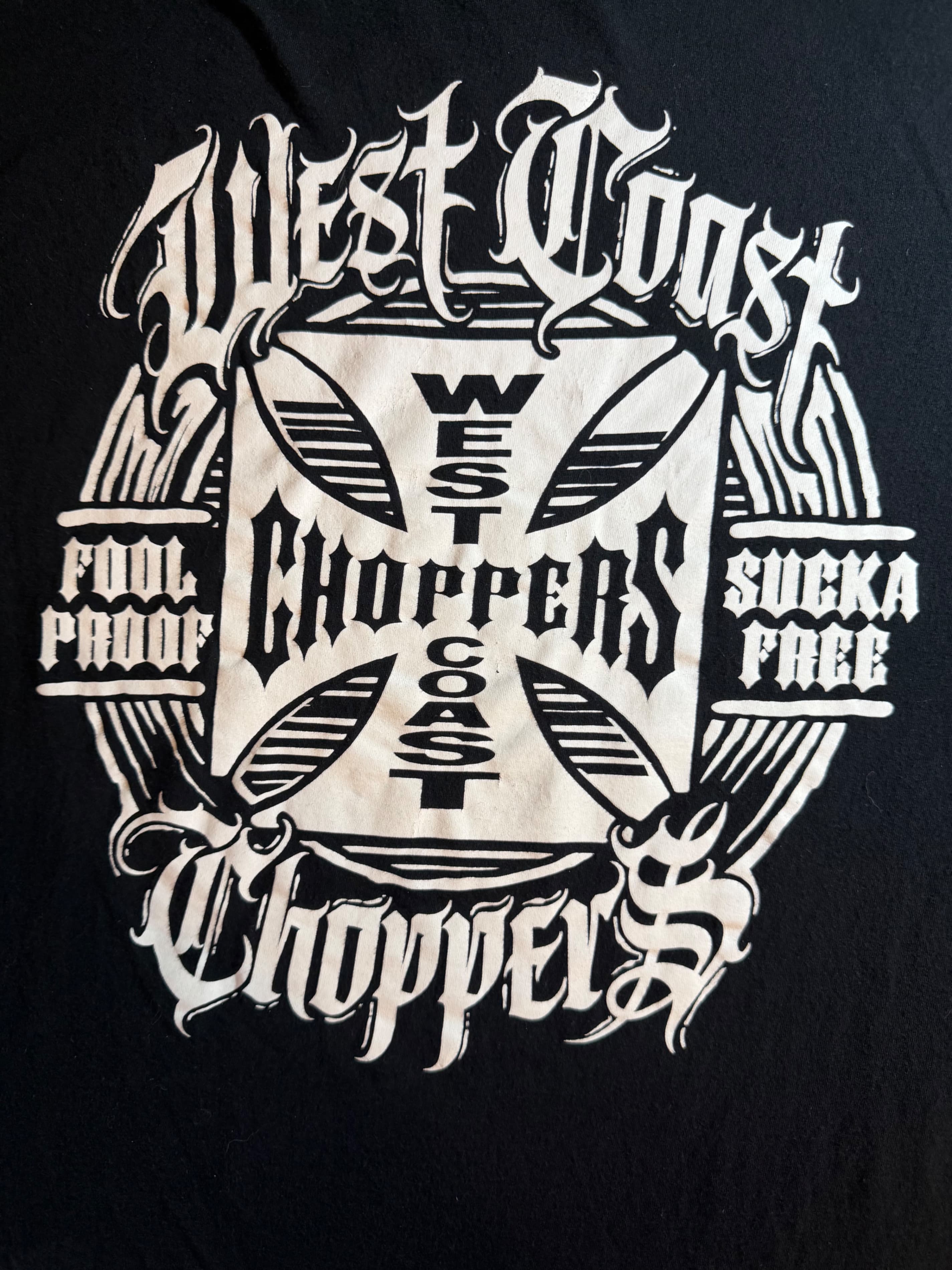 West Coast Choppers Jesse James Fool Proof T-Shirt Mens 3XL Black - Thumbnail 4