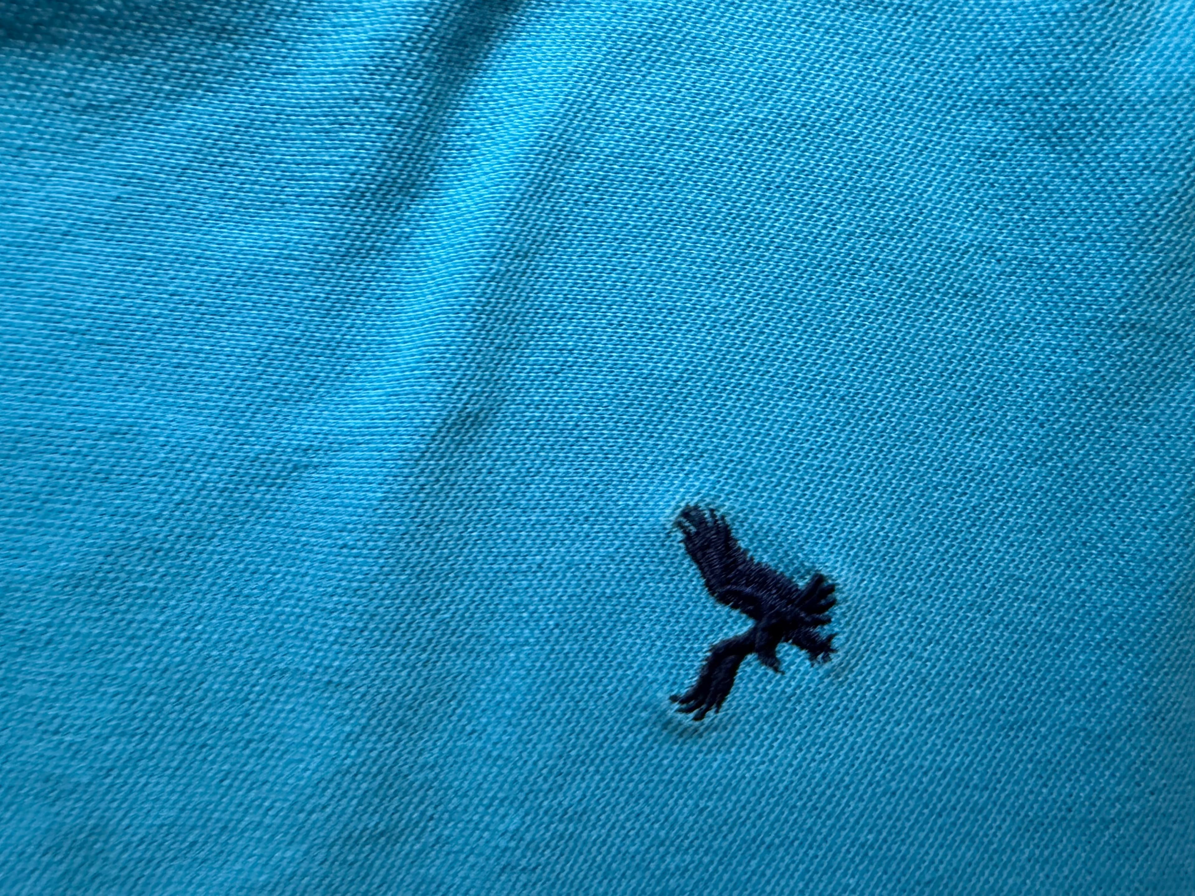 American Eagle Outfitters Athletic Fit Pique Polo Mens Sz XL Blue - Thumbnail 4