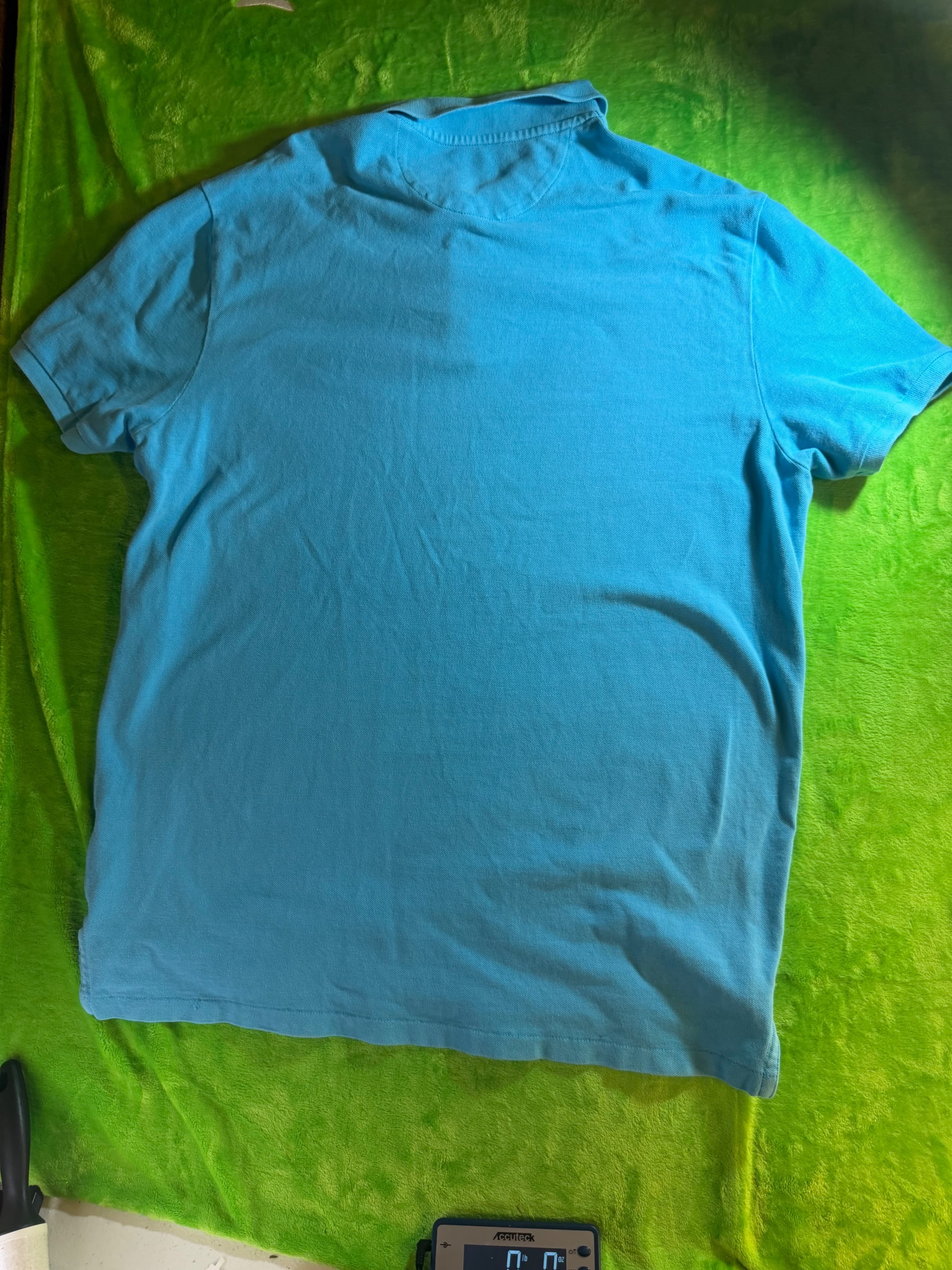 American Eagle Outfitters Athletic Fit Pique Polo Mens Sz XL Blue - Thumbnail 2