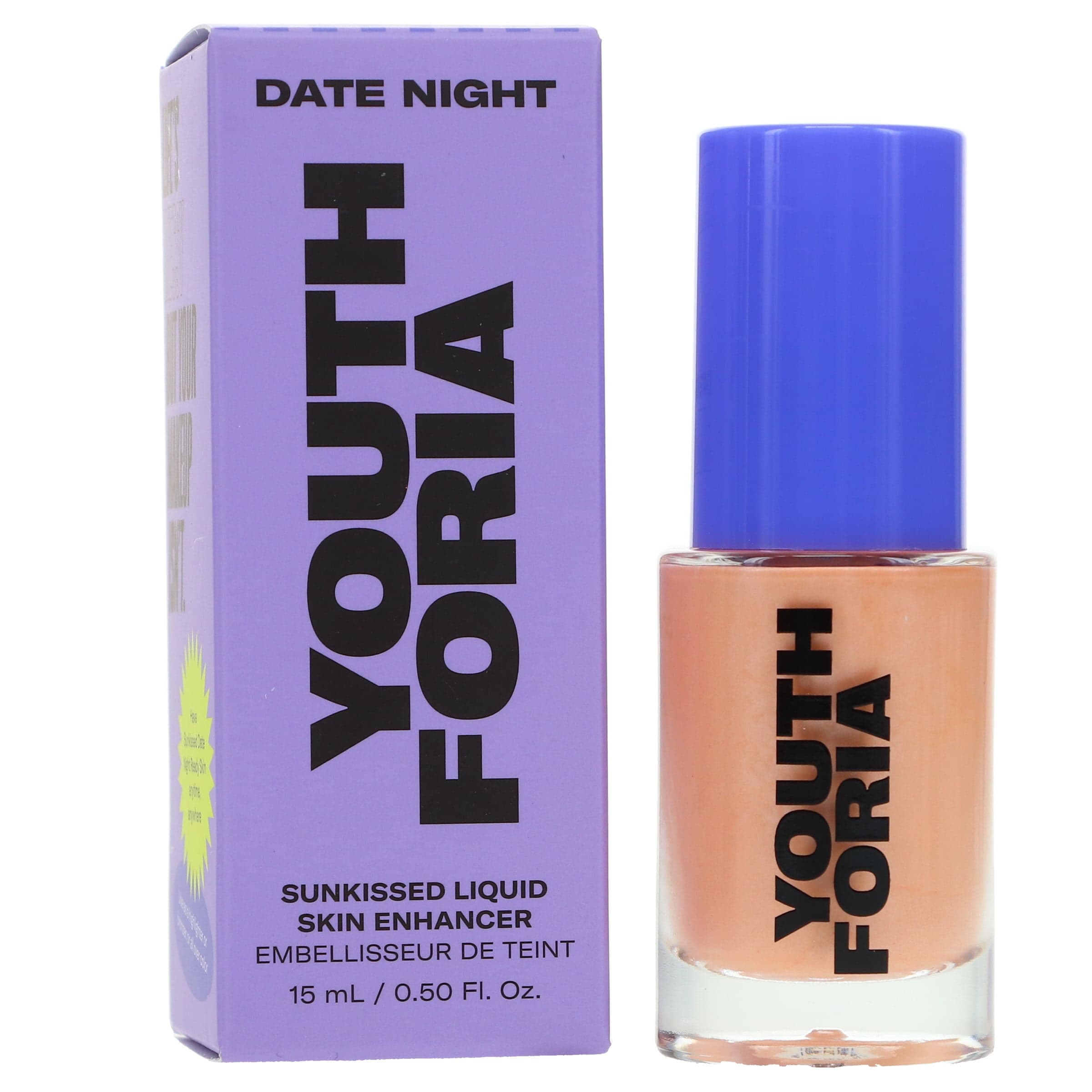 Youth Foria 0.5 Oz Date Night Sunkissed Liquid Skin Enhancer - Bronzy - Thumbnail 2