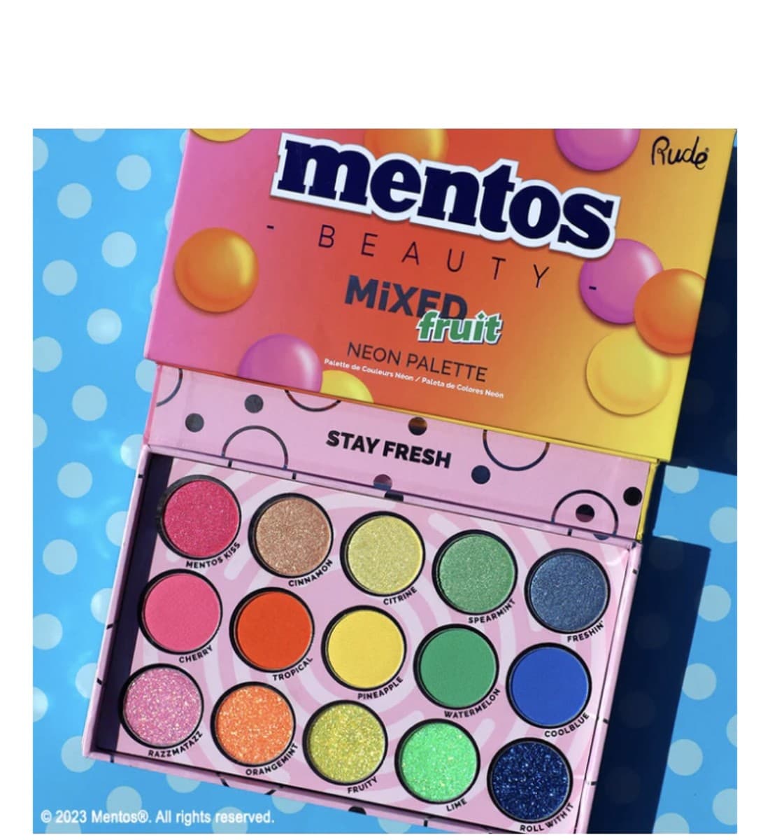 RUDE COSMETICS Mentos Mixed Fruit Neon Palette - Thumbnail 6