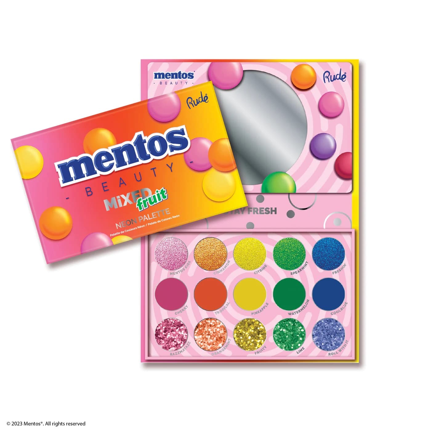 RUDE COSMETICS Mentos Mixed Fruit Neon Palette - Thumbnail 8