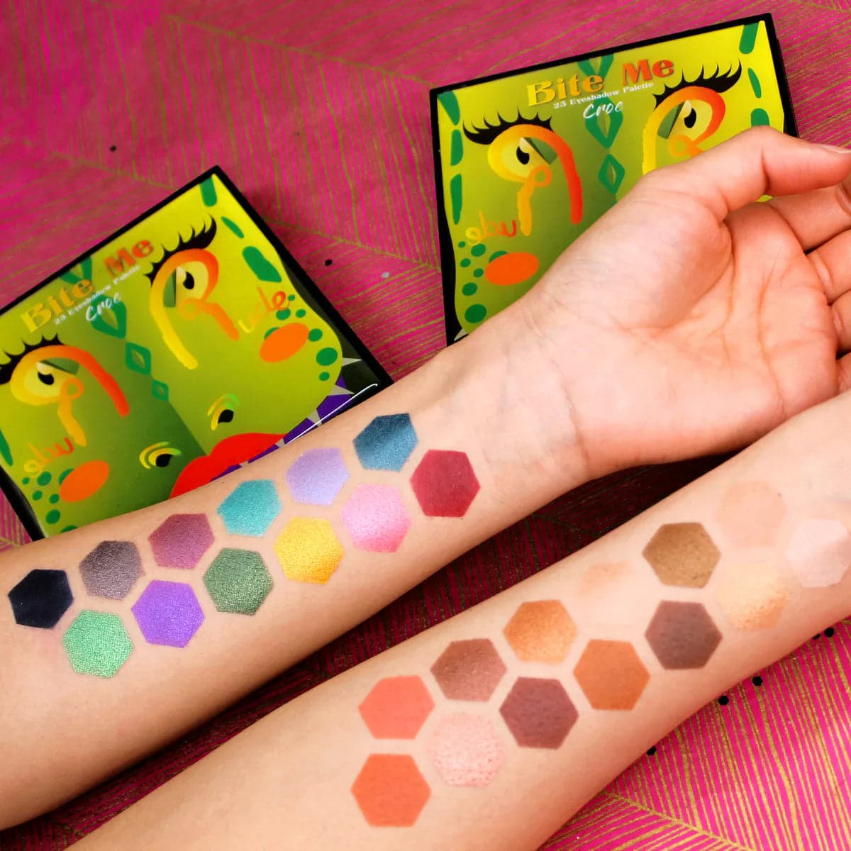 RUDE Bite Me 25 Eyeshadow Palette - Croc - Thumbnail 5
