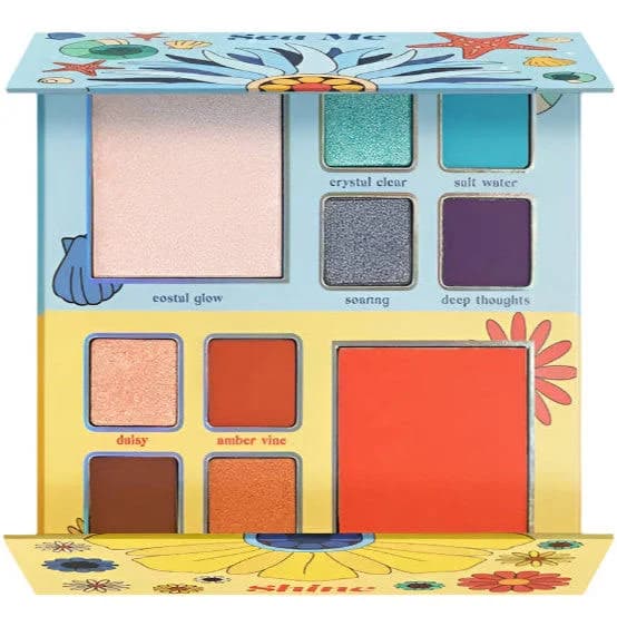 KARA BEAUTY SEA ME SHINE 3-in-1 Eyeshadow Highlight & Blush Palette - Thumbnail 5