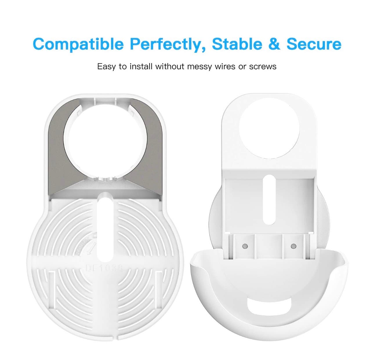 Smart Home Outlet Wall Mount Only for Google Nest WiFi Router(2nd Generation) - Easy Installation and No Cord Clutter Holder Bracket for Google 4x4 AC2200 Nest Mesh Wi-Fi Router (3-Pack) - Thumbnail 5