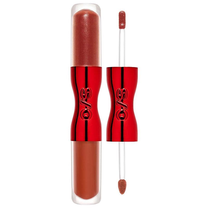 ONE/SIZE by Patrick Starrr Lip Snatcher Hydrating Liquid Lipstick and Lip Gloss Duo Mutha Starrr .24 Oz / 7 ML - Thumbnail 2