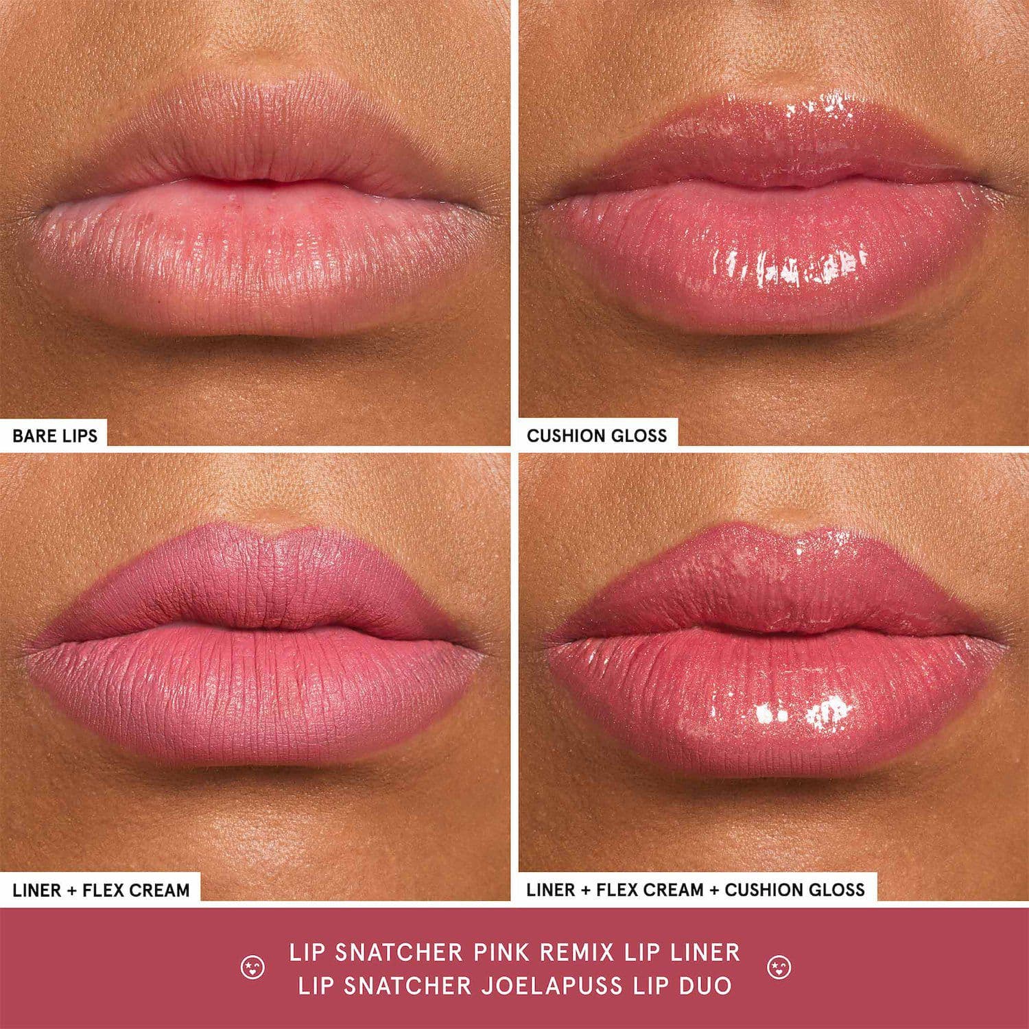 ONE/SIZE by Patrick Starrr Lip Snatcher Hydrating Liquid Lipstick and Lip Gloss Duo Mutha Starrr .24 Oz / 7 ML - Thumbnail 6