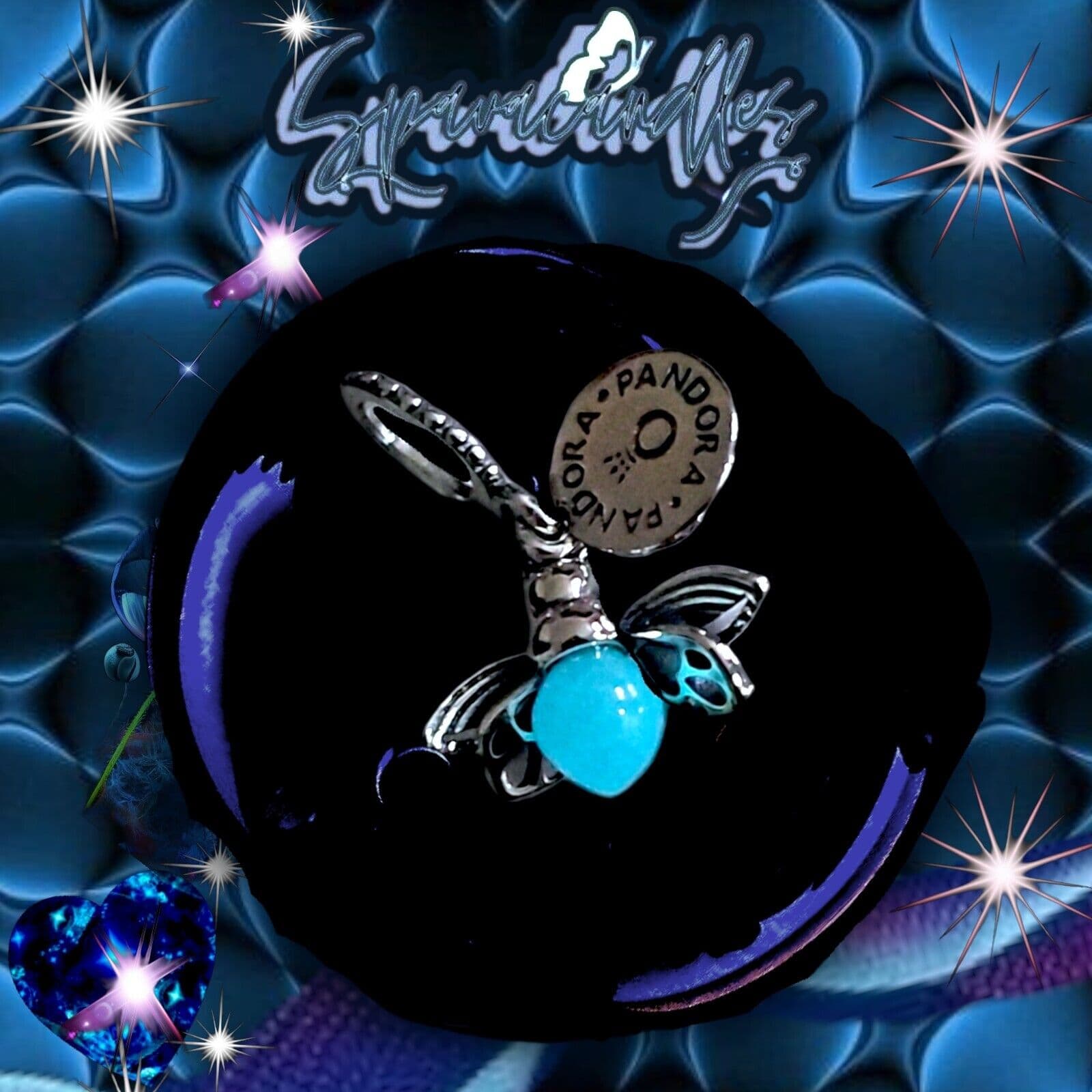 NEW Pandora Charm Glow-in-the-dark Firefly Dangle US Seller free shipping - Thumbnail 3