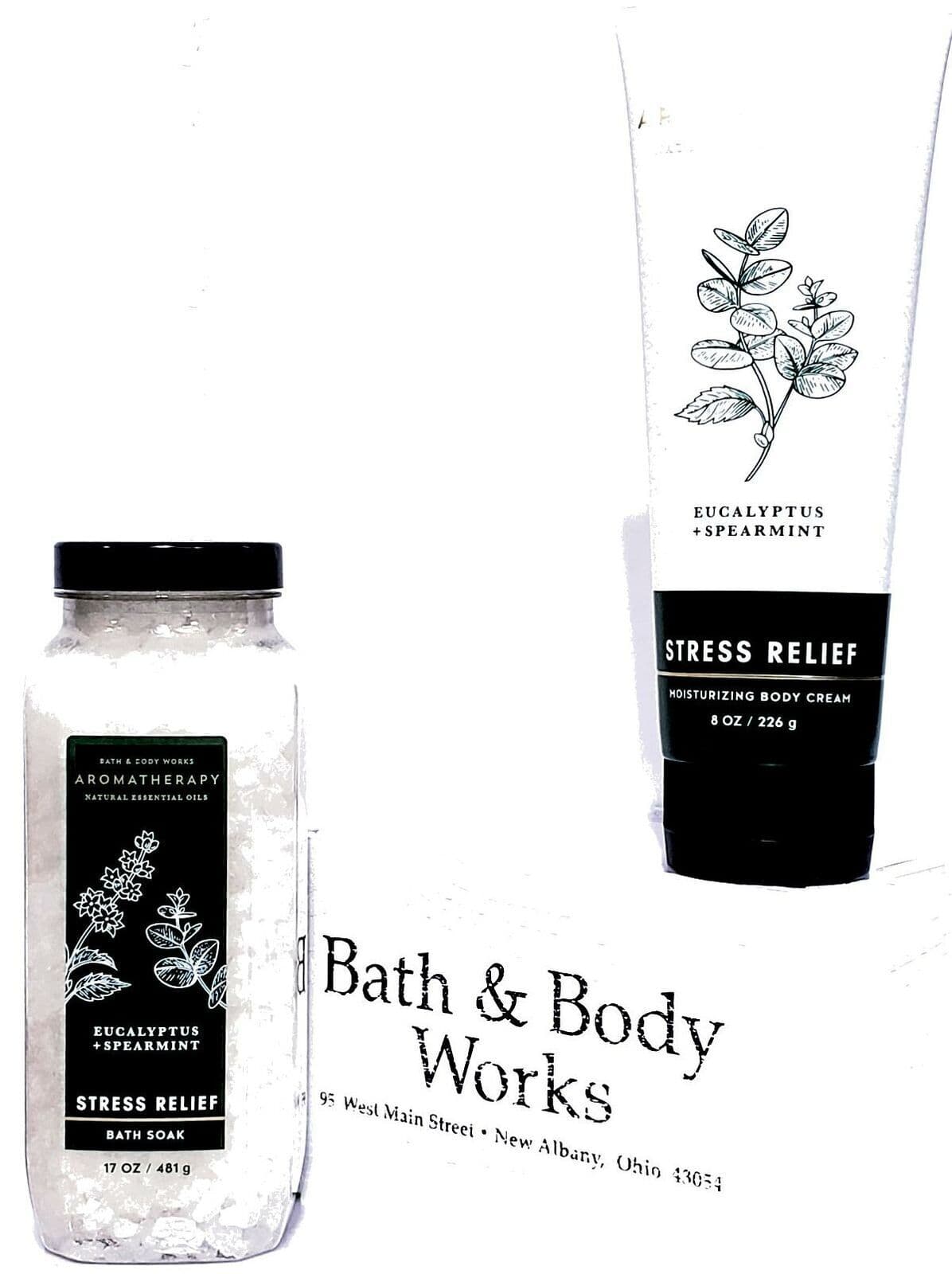 Bath & Body Works Stress Relief Eucalyptus Mint Aromatherapy Bath Soak Cream - Thumbnail 2