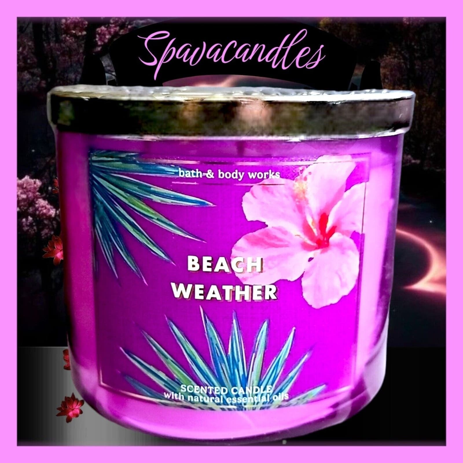 Bath & Body Works Beach Weather 3 Wick Candle 2022