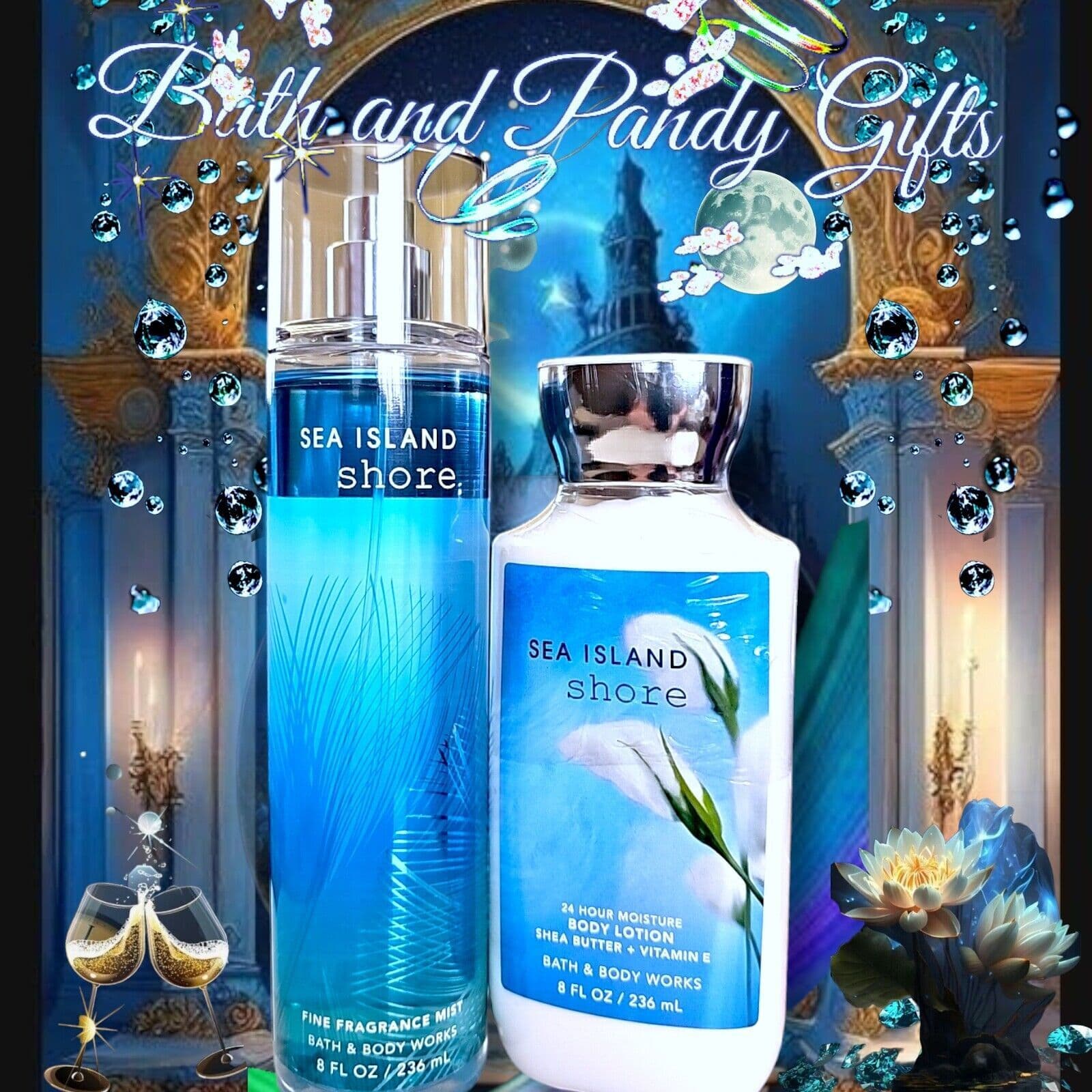 Bath & Body Works Summertime Surf Ultra Body cream & Mist Gift Set of 2 - Thumbnail 2
