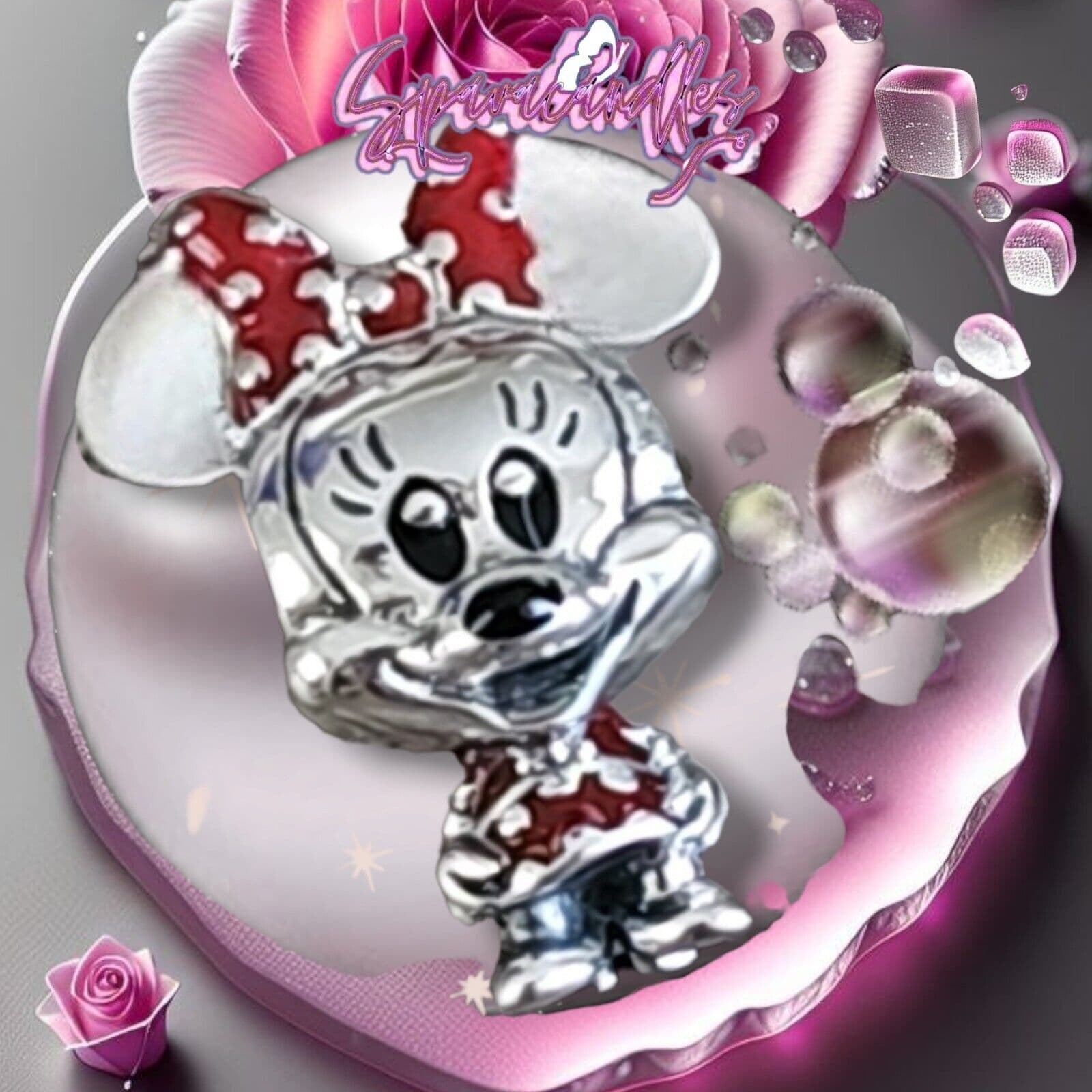 Disney Minnie Mouse Pandora Mini Charm US Seller - Thumbnail 2