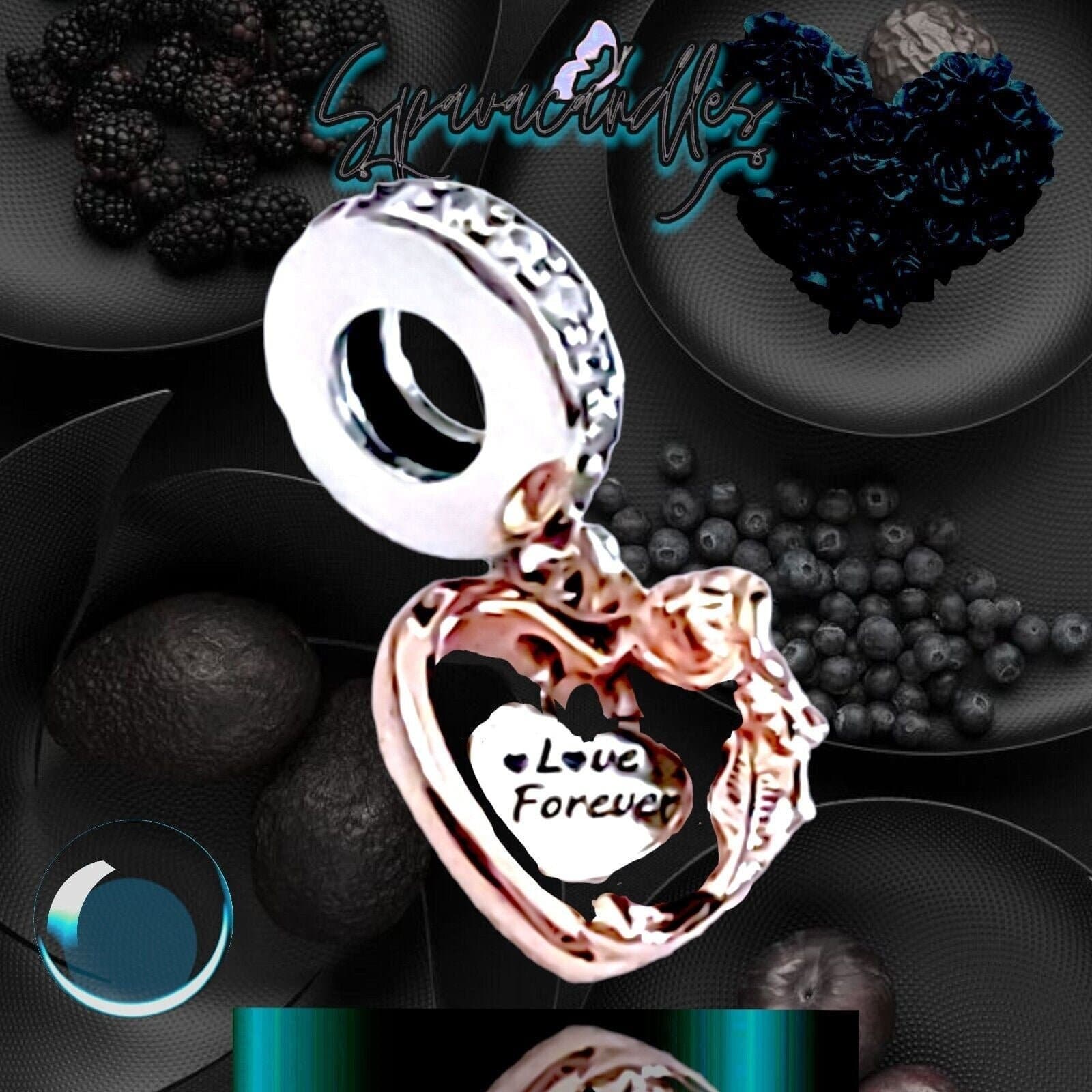 Pandora Heart & Rose Flower Sterling Silver Charm 789290c01us seller