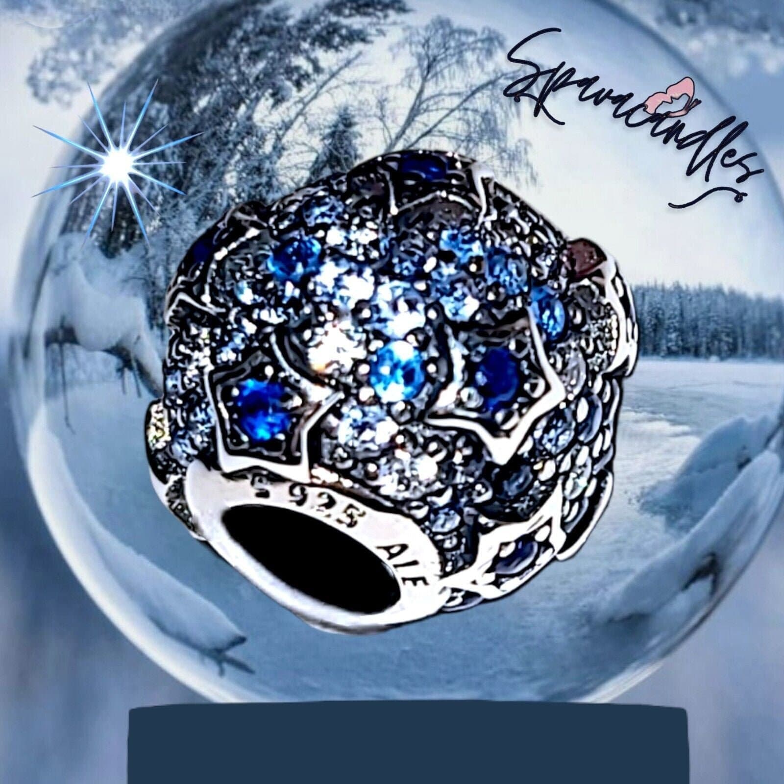 New Pandora Follow the Stars Clear Cz & Midnight Blue Crystal 791382cz Us Seller