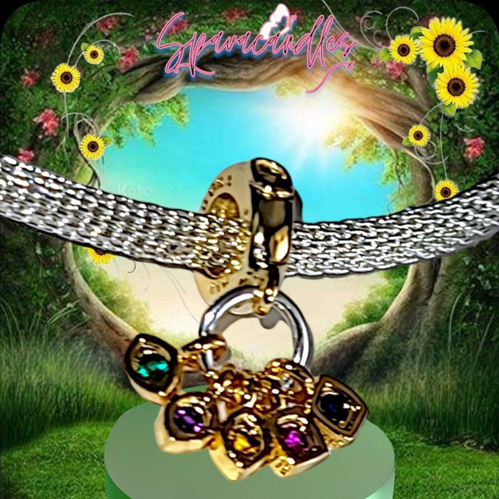 PANDORA AVENGERS INFINITY STONES DANGLE CHARM #760774C01 US Seller