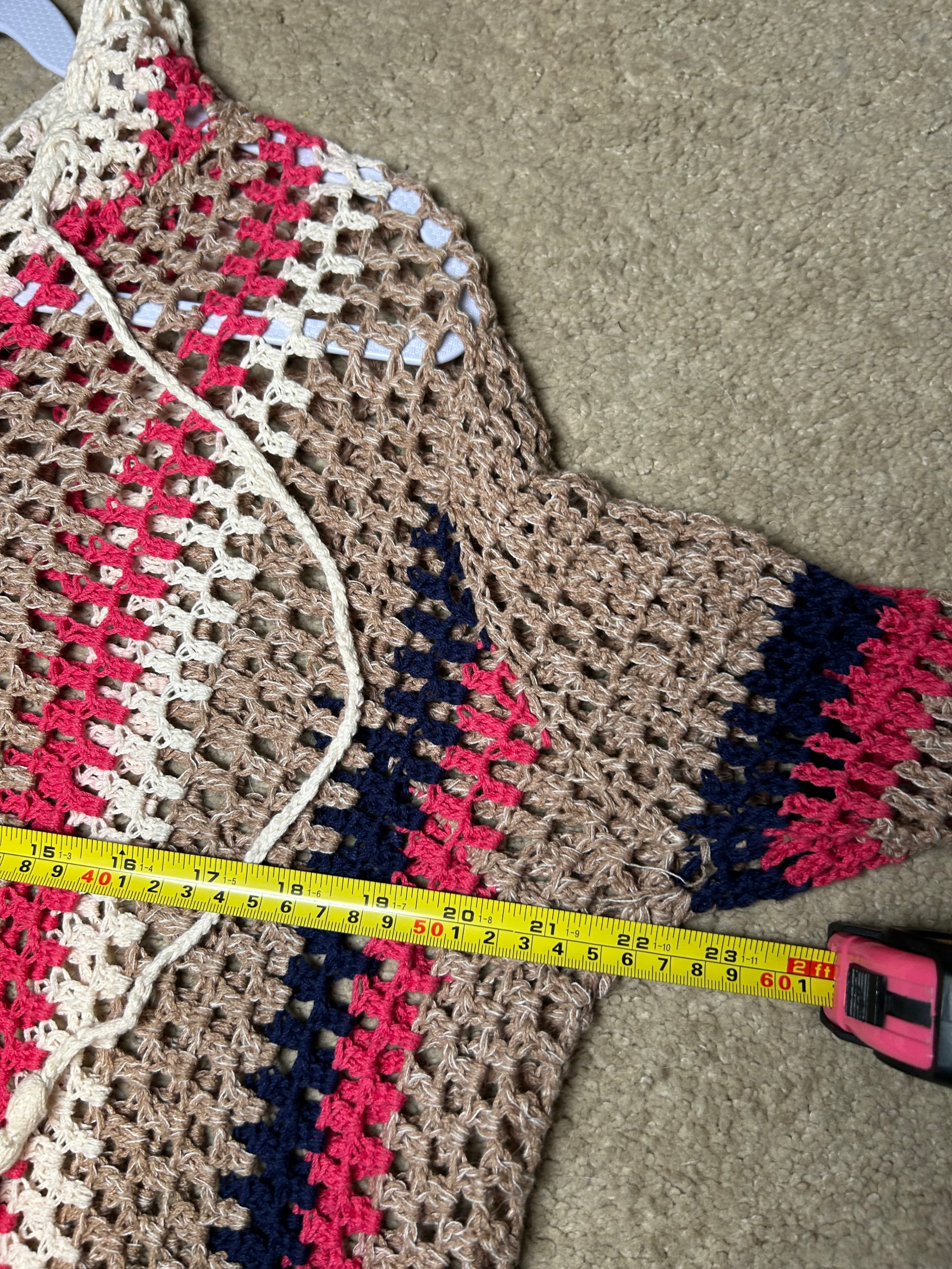 Scotch & Soda Baja Hoodie Festival Poncho Multicolor M - Thumbnail 5