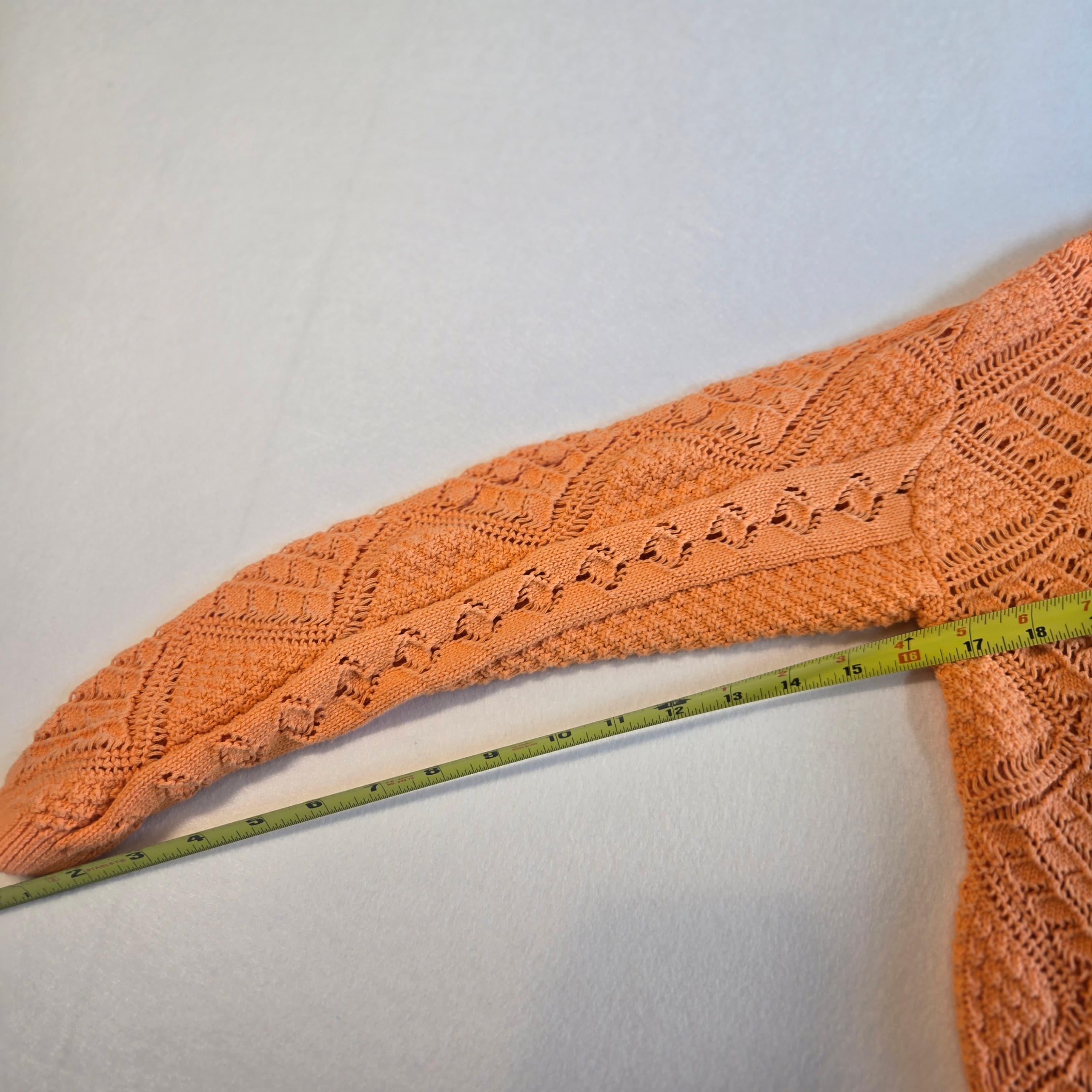 Free People Beach Orange Knit Matching set size Small - Thumbnail 5