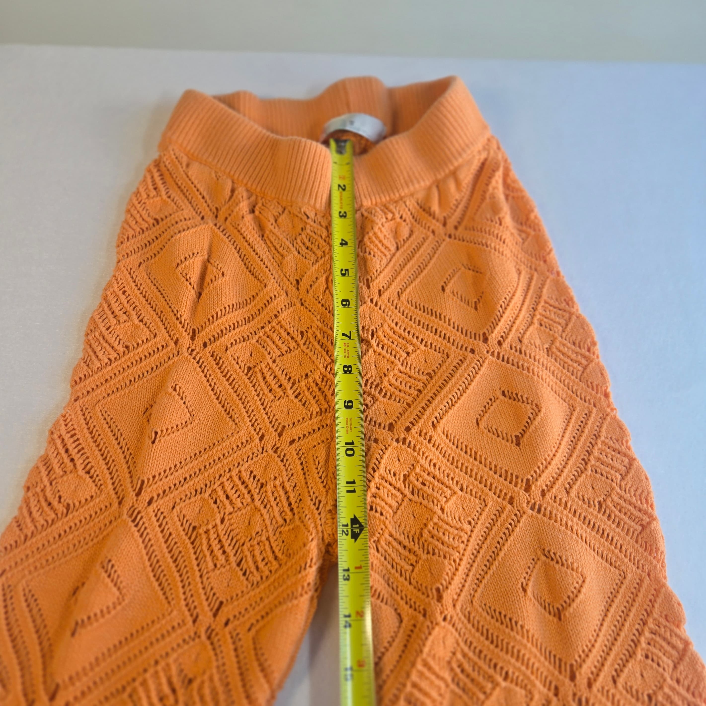 Free People Beach Orange Knit Matching set size Small - Thumbnail 2