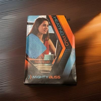 MIGHTY BLISS 12"x24" Electric Heating Pad for Muscle Pain Cramps Relief