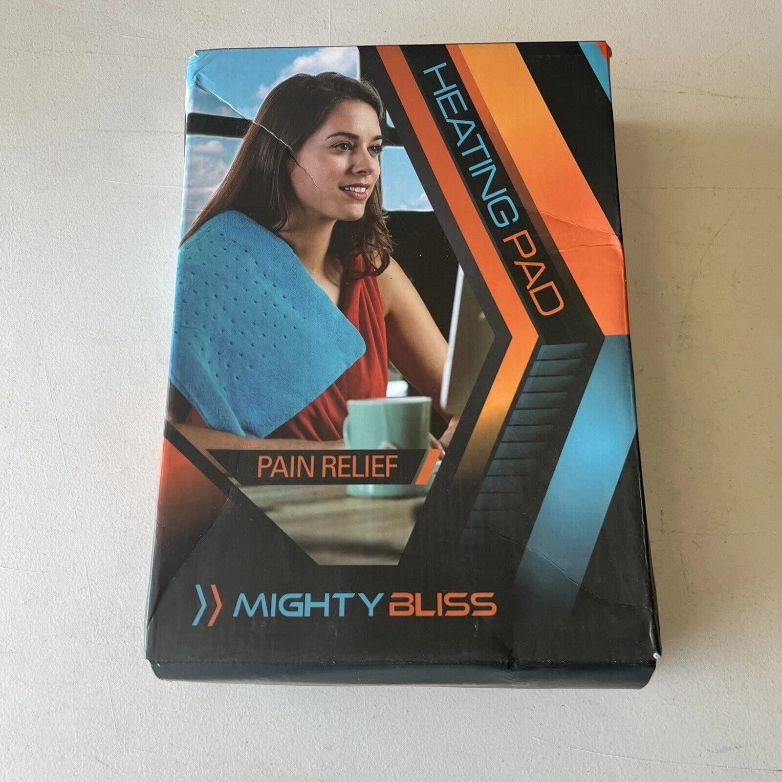 MIGHTY BLISS 12"x24" Electric Heating Pad for Muscle Pain Cramps Relief - Thumbnail 2