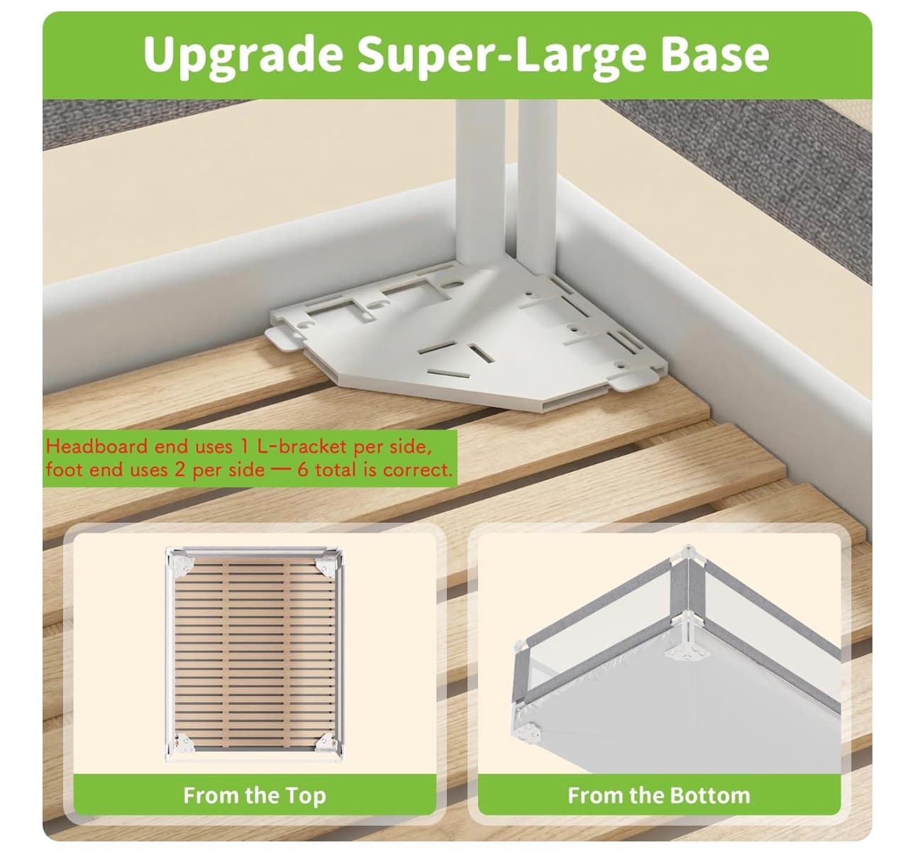 3-Piece Twin to King Size Bed Rail for Toddlers - Adjustable Baby Bed Rail Guard, Kids Safety Bed Rail for King Size Bed (78.7"x78.7"x74.8"-Grey) - Thumbnail 2