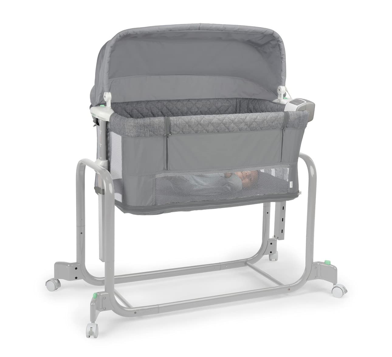 Ingenuity Dream Hero Starlight 3-in-1 Co-Sleeping Bassinet and Crib - Lume (Grey), Unisex, Newborn to 12 Months