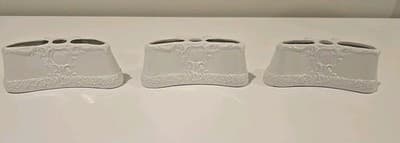 Set of 3 DRESDEN CHERUB Centerpieces Table Display Florals/ Plants PORCELAIN - Thumbnail 6