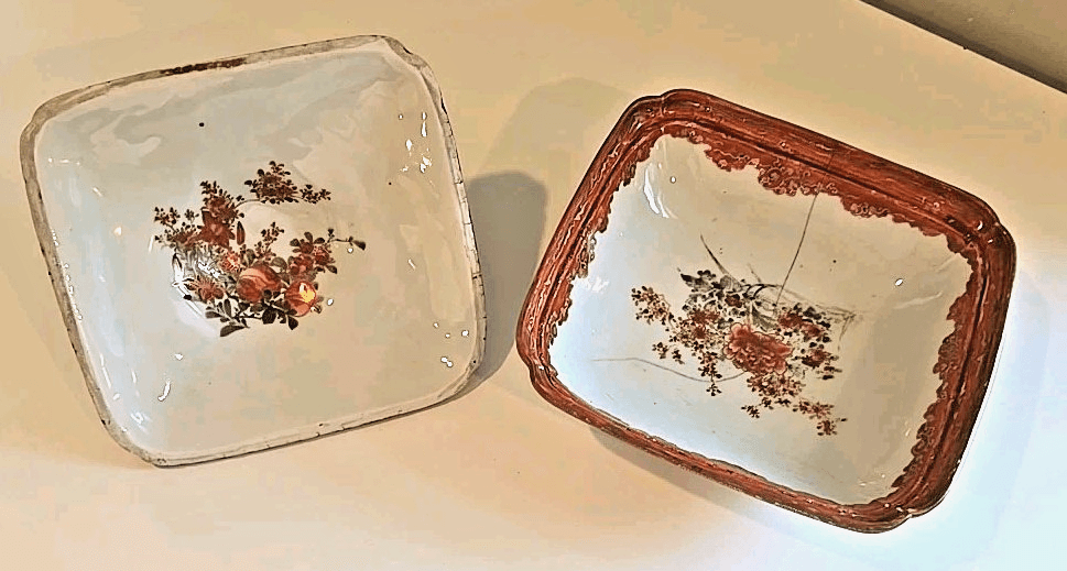 Antique 18C Large Tureen Qing Chinese Porcelain Chine de Commande Sepia READ - Thumbnail 6
