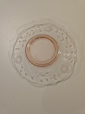 Vintage Pink Lancaster Jubilee Salad Plate 8.5 inches - Thumbnail 3