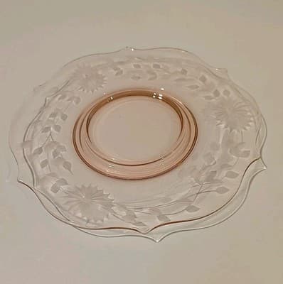Vintage Pink Lancaster Jubilee Salad Plate 8.5 inches - Thumbnail 6