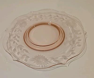 Vintage Pink Lancaster Jubilee Salad Plate 8.5 inches - Thumbnail 7