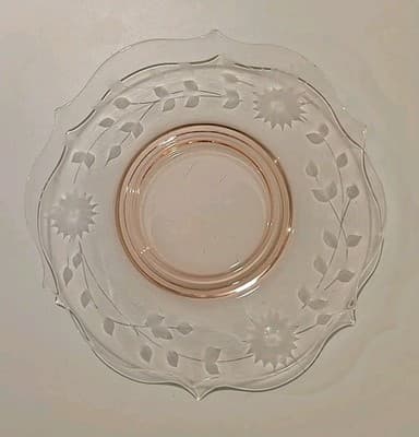 Vintage Pink Lancaster Jubilee Salad Plate 8.5 inches - Thumbnail 2