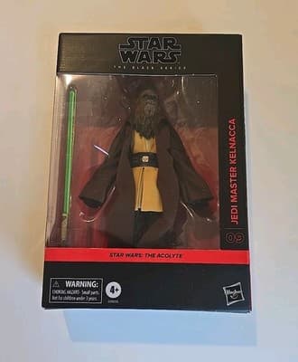 Star Wars The Black Series Jedi Master Kelnacca The Acolyte 6" Action Figure NIB - Thumbnail 2