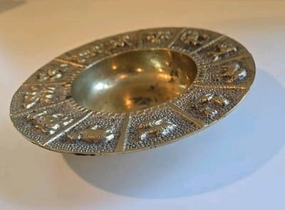 Chinese Ancient bronze carving Zodiac animal pattern 8" - Thumbnail 2