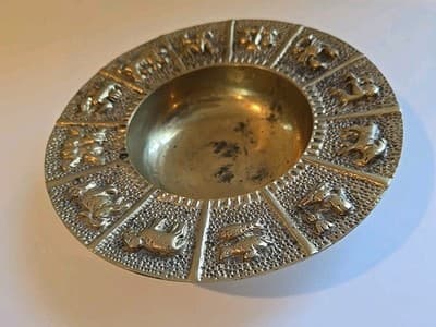Chinese Ancient bronze carving Zodiac animal pattern 8" - Thumbnail 6