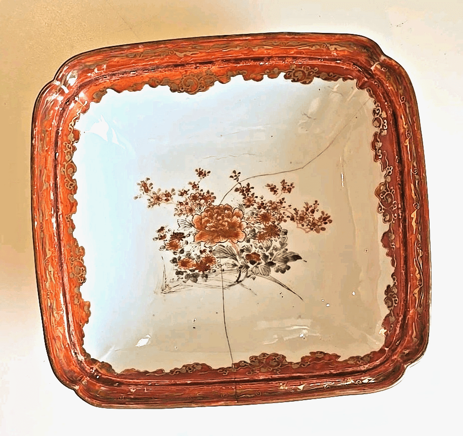 Antique 18C Large Tureen Qing Chinese Porcelain Chine de Commande Sepia READ - Thumbnail 7