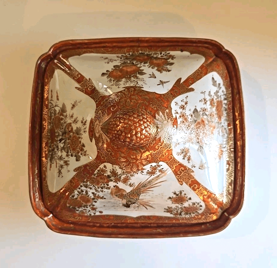 Antique 18C Large Tureen Qing Chinese Porcelain Chine de Commande Sepia READ - Thumbnail 2