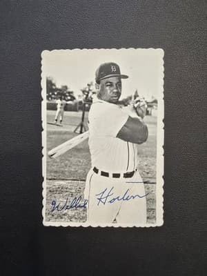 1969 Topps - Deckle Edge Willie Horton #9