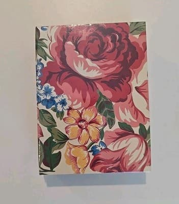 Vintage 1994 Avon Double Deck Card Gift Set - Floral Design NIB Sealed - Thumbnail 2