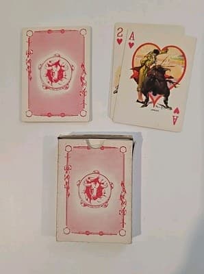 Vintage Poker Taurino Estilo Americano Playing Cards - Thumbnail 5