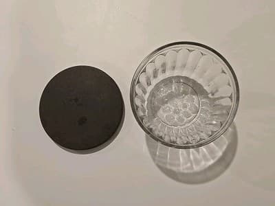 Antique Atlas Small Canning Jar with tin lid. 3-1/2" x 2" - Thumbnail 2