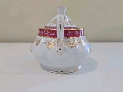 Yusui Porcelain 24KT G.P. Sugar Bowl - Thumbnail 2