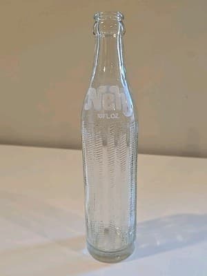 Vintage Nehi Soda Pop Bottle, 10 0z, Swirl