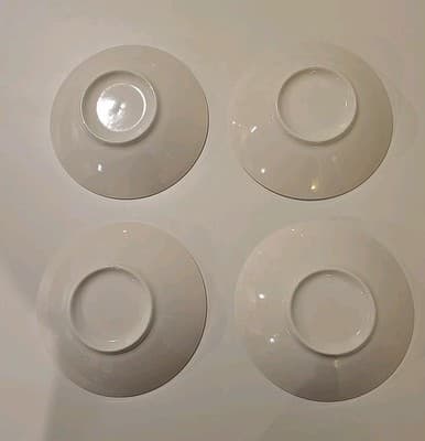 Vintage Set of 4 Taylor & Taylor Fine China "Summer Rose" Salad Dish Plate Bowl - Thumbnail 5