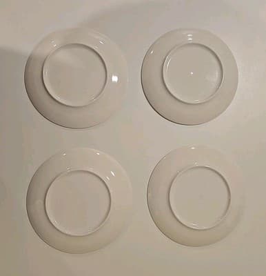Vintage Set of 4 Taylor & Taylor Fine China "Summer Rose" Saucers - Thumbnail 4