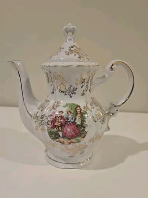 Vintage Royal Crown Arnart Creation Coffee Pot & Lid Gold Gilt