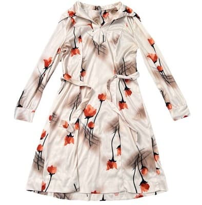 Vintage 1970's Floral Print Dress by Sears - Excellent