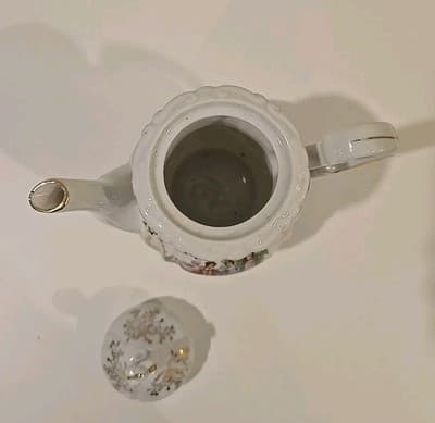 Vintage Royal Crown Arnart Creation Coffee Pot & Lid Gold Gilt - Thumbnail 9